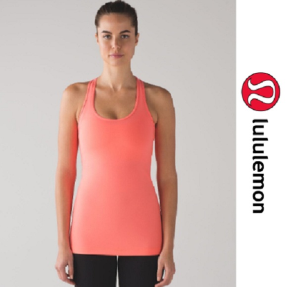 lululemon athletica Tops - LuLuLemon Cool Racerback Peach Active Tank Top